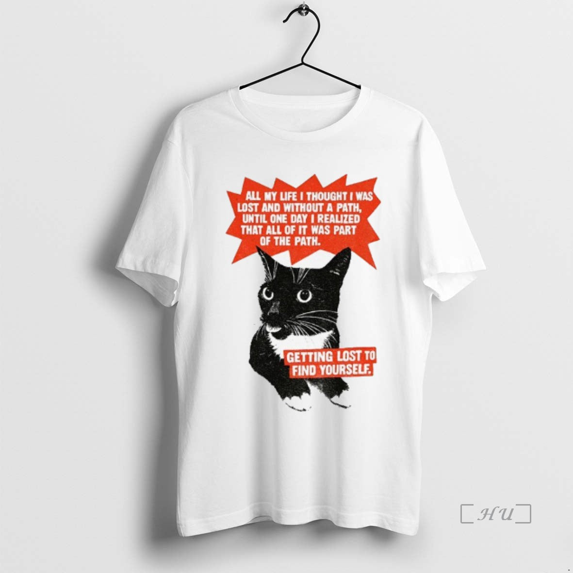 Officials Funny Cat All My Life I Thought I Was Lost And Without A Path T-Shirts, Hoodie, Sweatshirt | InkNestWear.com