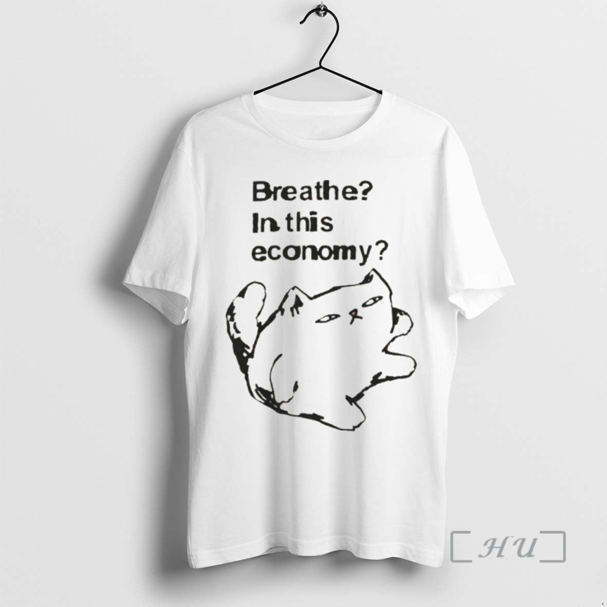 Officials Funny Cat Breathe In This Economy T-Shirts, Hoodie, Sweatshirt | InkNestWear.com