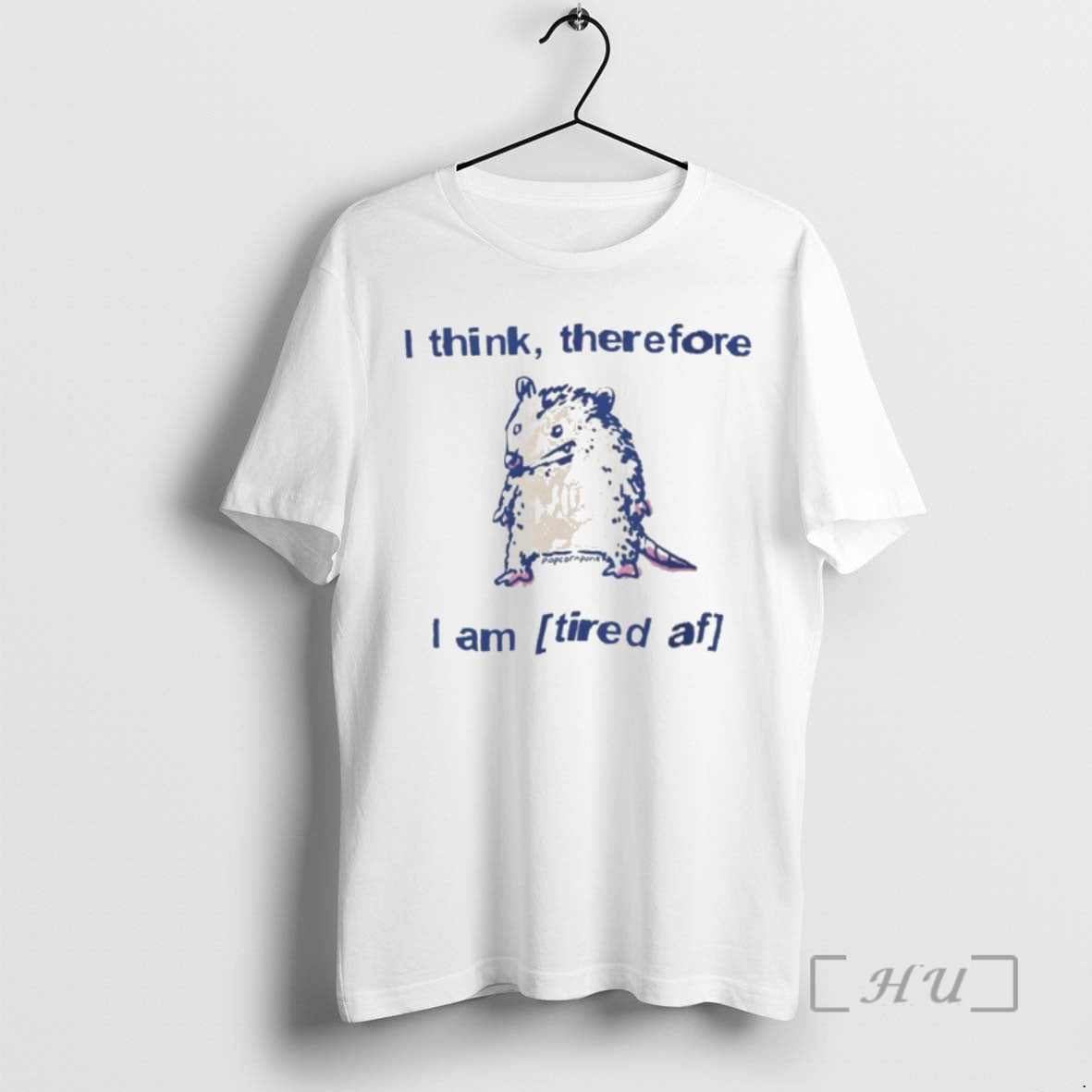Officials Funny Opossum I Think Therefore I Am Tired T-Shirts, Hoodie, Sweatshirt | InkNestWear.com