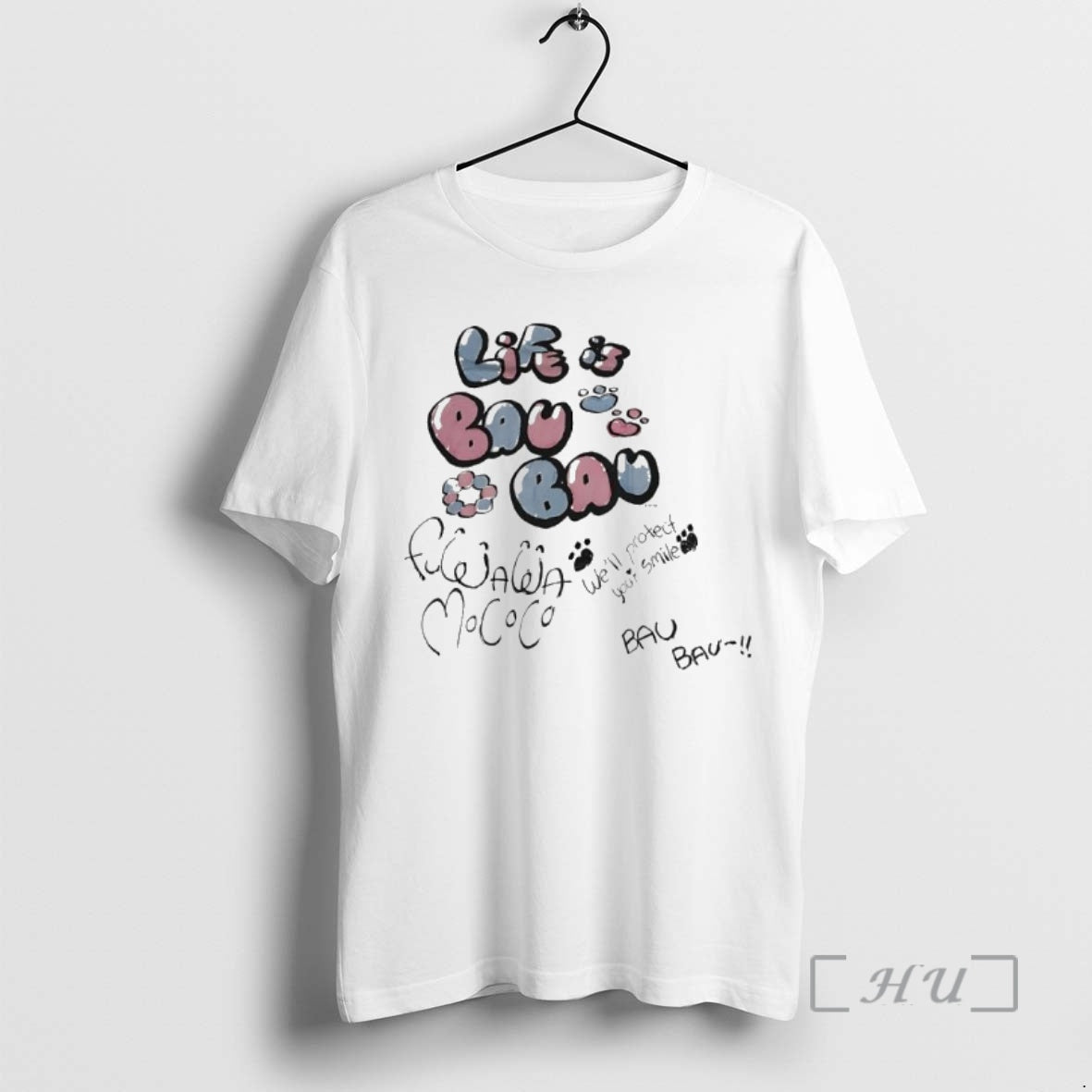 Officials Fuwamoco Life Is Bau Bau Well Protect Your Smile T-Shirts, Hoodie, Sweatshirt | InkNestWear.com