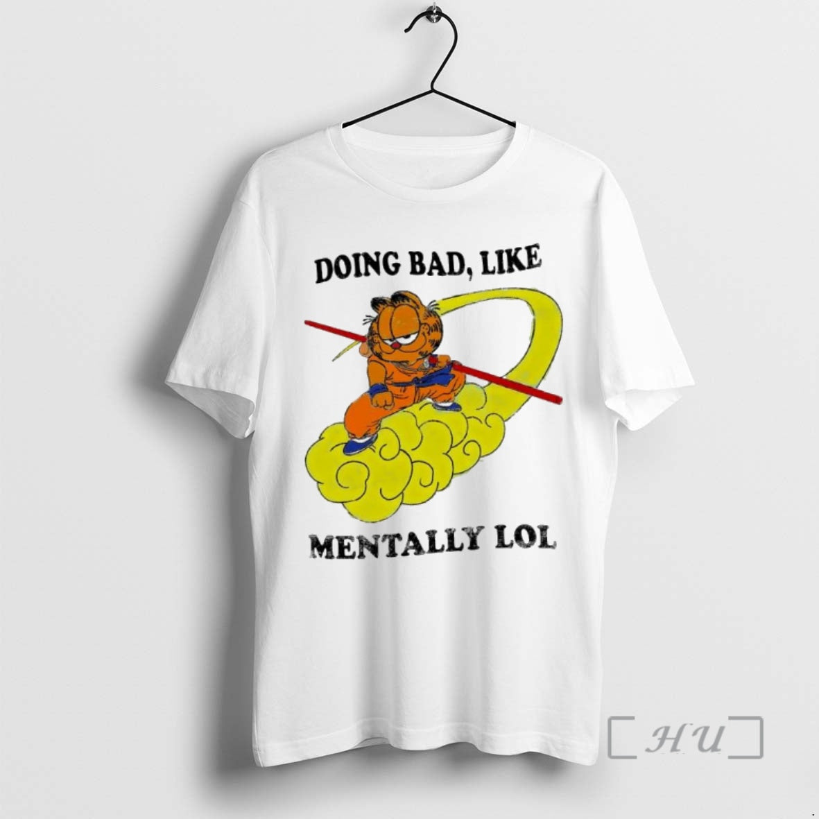 Officials Garf Cat Doing Bad Like Mentally Lol T-Shirts, Hoodie, Sweatshirt | InkNestWear.com