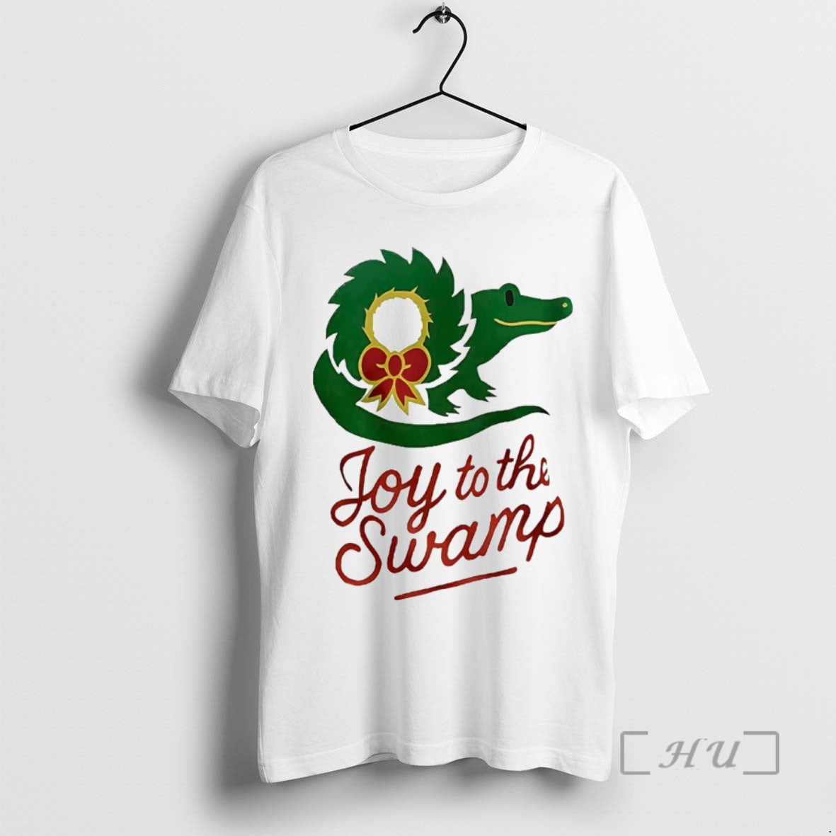 Officials Gator Wreath Joy To The Swamp Christmas T-Shirts, Hoodie, Sweatshirt | InkNestWear.com