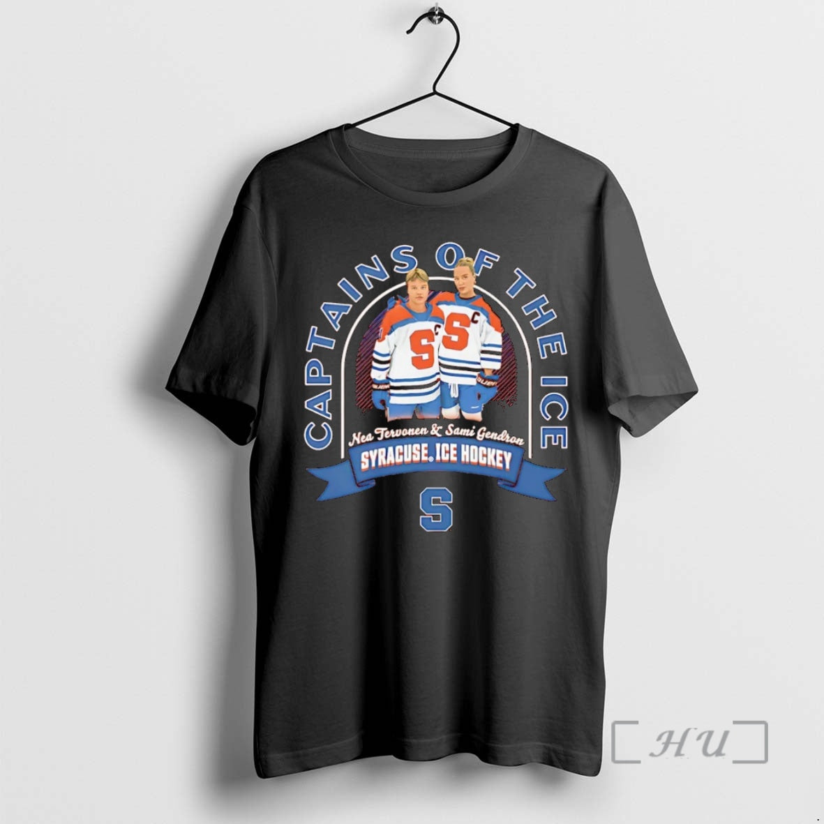 Officials Gendron Captains Of The Ice Hockey Nea Tervonen And Sami Syracuse Orange Christmas Premium T-Shirts, Hoodie,...