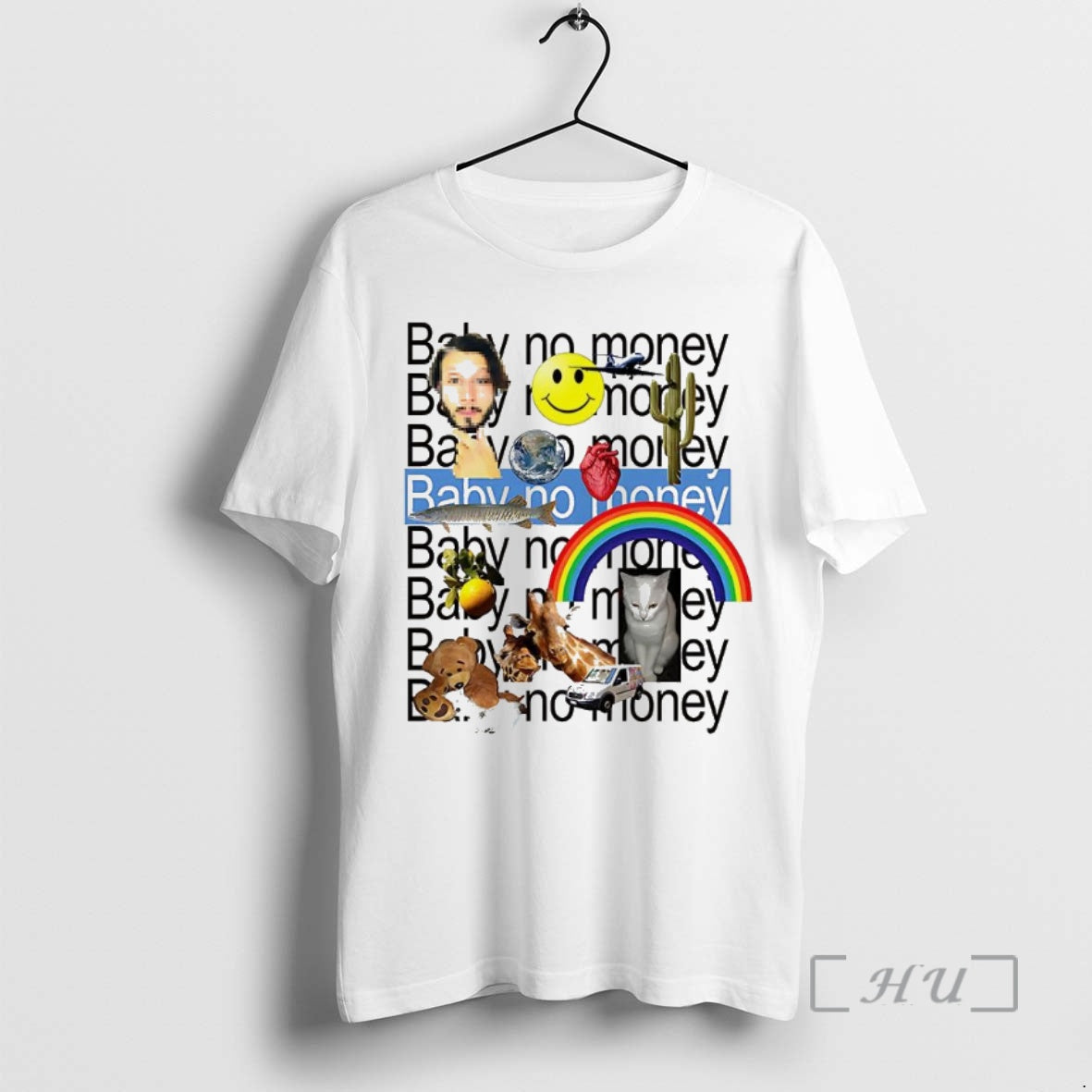 Officials Generic Baby No Money Icon Heart Rainbow Fish Cat Cactus Airplane Smiley Face Premium T-Shirts, Hoodie, Sweatshirt
