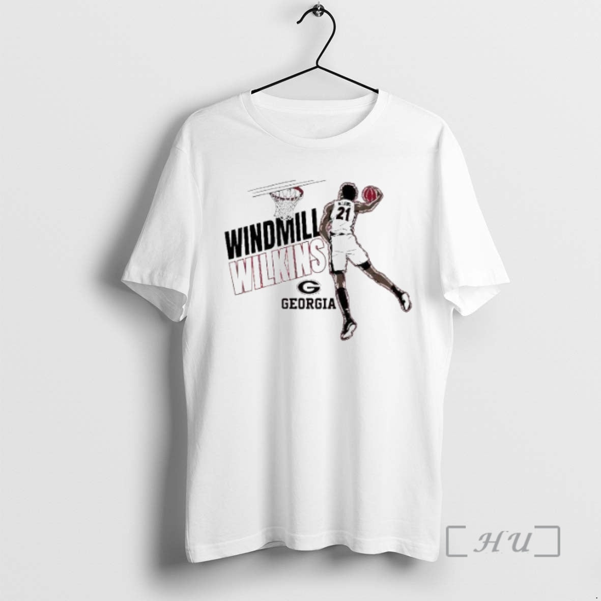 Officials Georgia Basketball Windmill Jake Wilkins Circle White T-Shirts, Hoodie, Sweatshirt | InkNestWear.com
