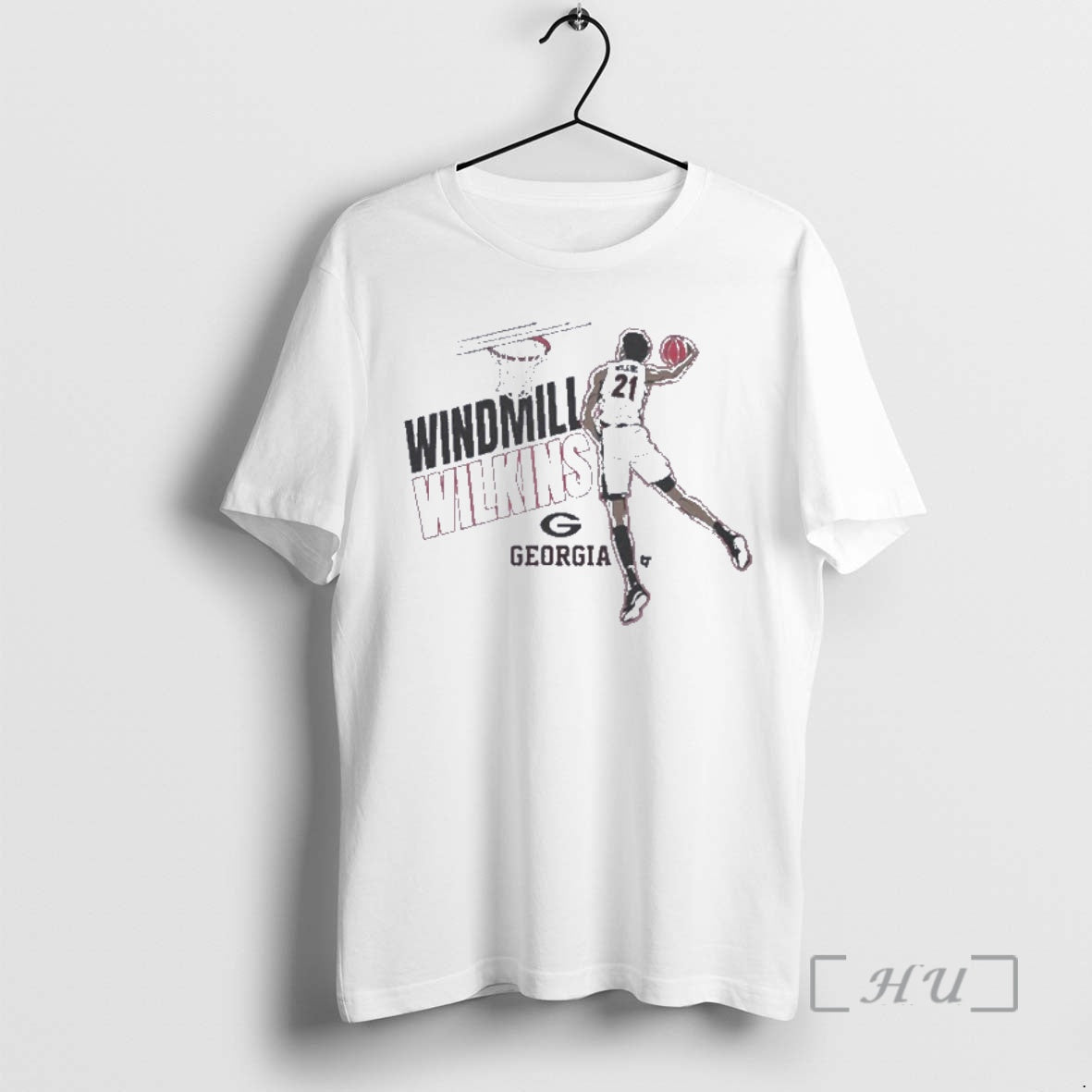 Officials Georgia Basketball Windmill Jake Wilkins Dunk T-Shirts, Hoodie, Sweatshirt | InkNestWear.com