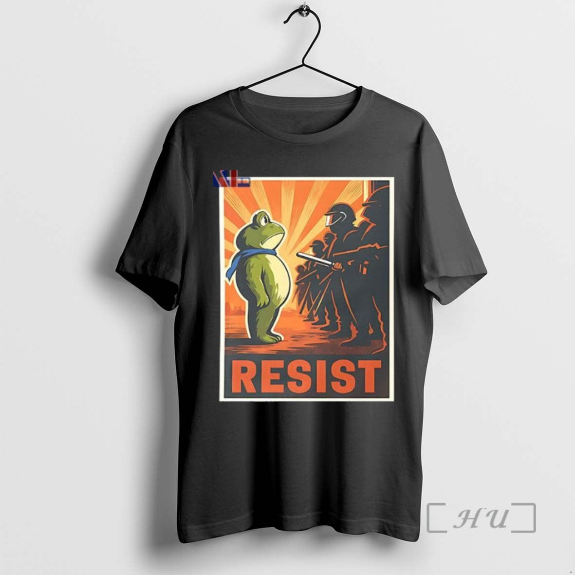 Officials Get It Now Portland Frog Protest Resist