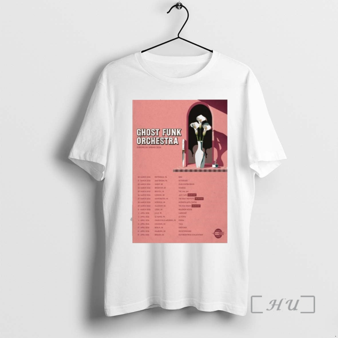 Officials Ghost Funk Orchestra Europe And Uk Spring 2026 T-Shirts, Hoodie, Sweatshirt | InkNestWear.com