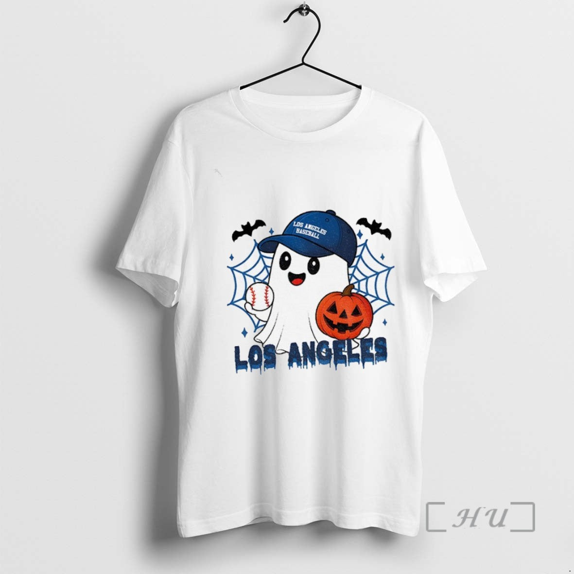 Officials Ghost Los Angeles Dodgers Pumpkin Baseball Mlb 2025 T Shirt Sweater