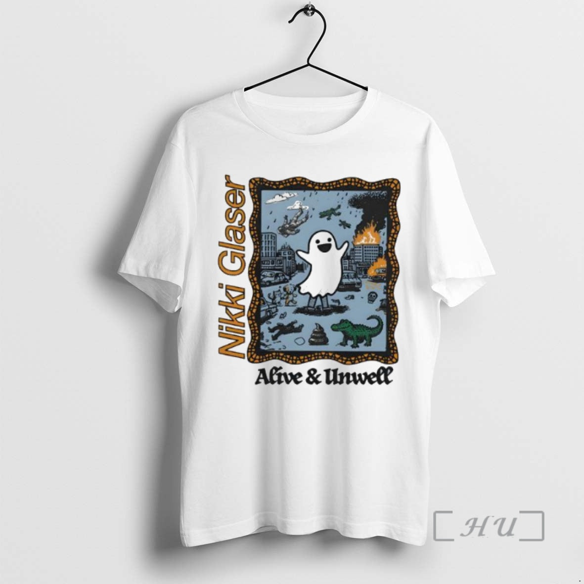 Officials Ghost Nikki Glaser Alive And Unwell T-Shirts, Hoodie, Sweatshirt | InkNestWear.com