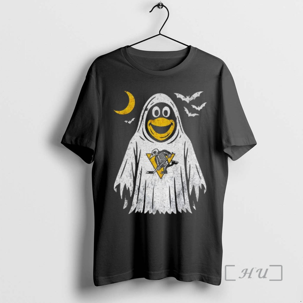 Officials Ghost Skeleton Pittsburgh Penguin Hockey Nhl Halloween T-Shirts, Hoodie, Sweatshirt | InkNestWear.com