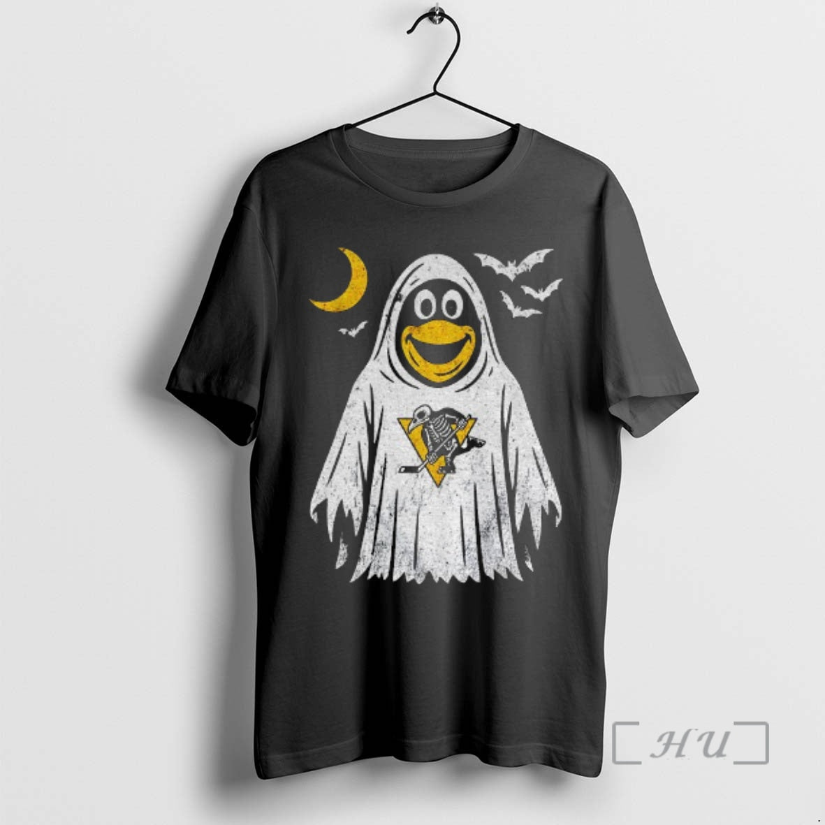 Officials Ghost Skeleton Pittsburgh Penguin Hockey Nhl Halloween T-Shirts, Hoodie, Sweatshirt | InkNestWear.com