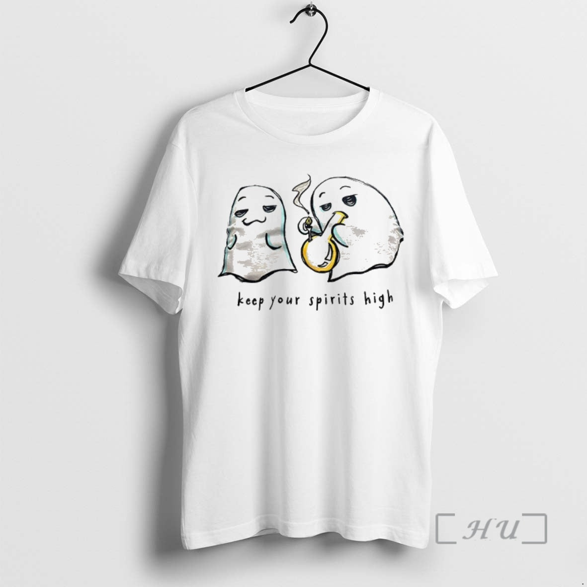 Officials Ghosts Smoking Keep Your Spirits High T-Shirts, Hoodie, Sweatshirt | InkNestWear.com
