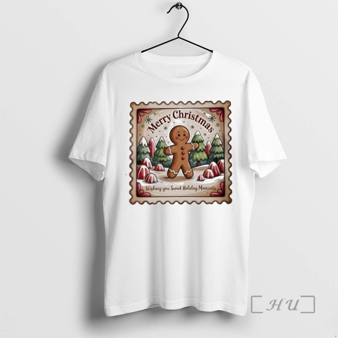 Officials Gingerbread Merry Christmas Wishing You Sweet Holiday Moments T-Shirts, Hoodie, Sweatshirt | InkNestWear.com