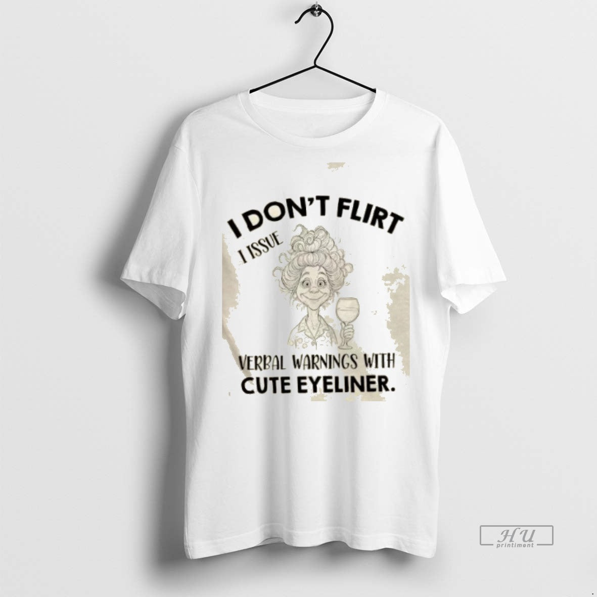 Officials Girl I Dont Flirt I Issue Verbal Warnings With Cute Eyeliner Premium T-Shirts, Hoodie, Sweatshirt | InkNestWear.com