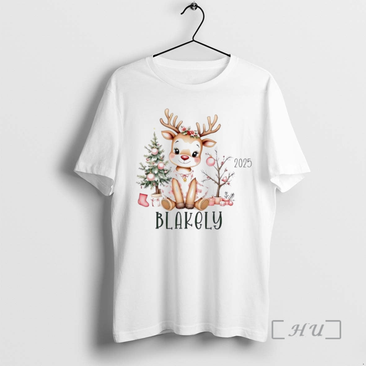 Officials Girl Reindeer Cute Merry Christmas 2025 Personalized Ornaments White T-Shirts, Hoodie, Sweatshirt | InkNestWear.com