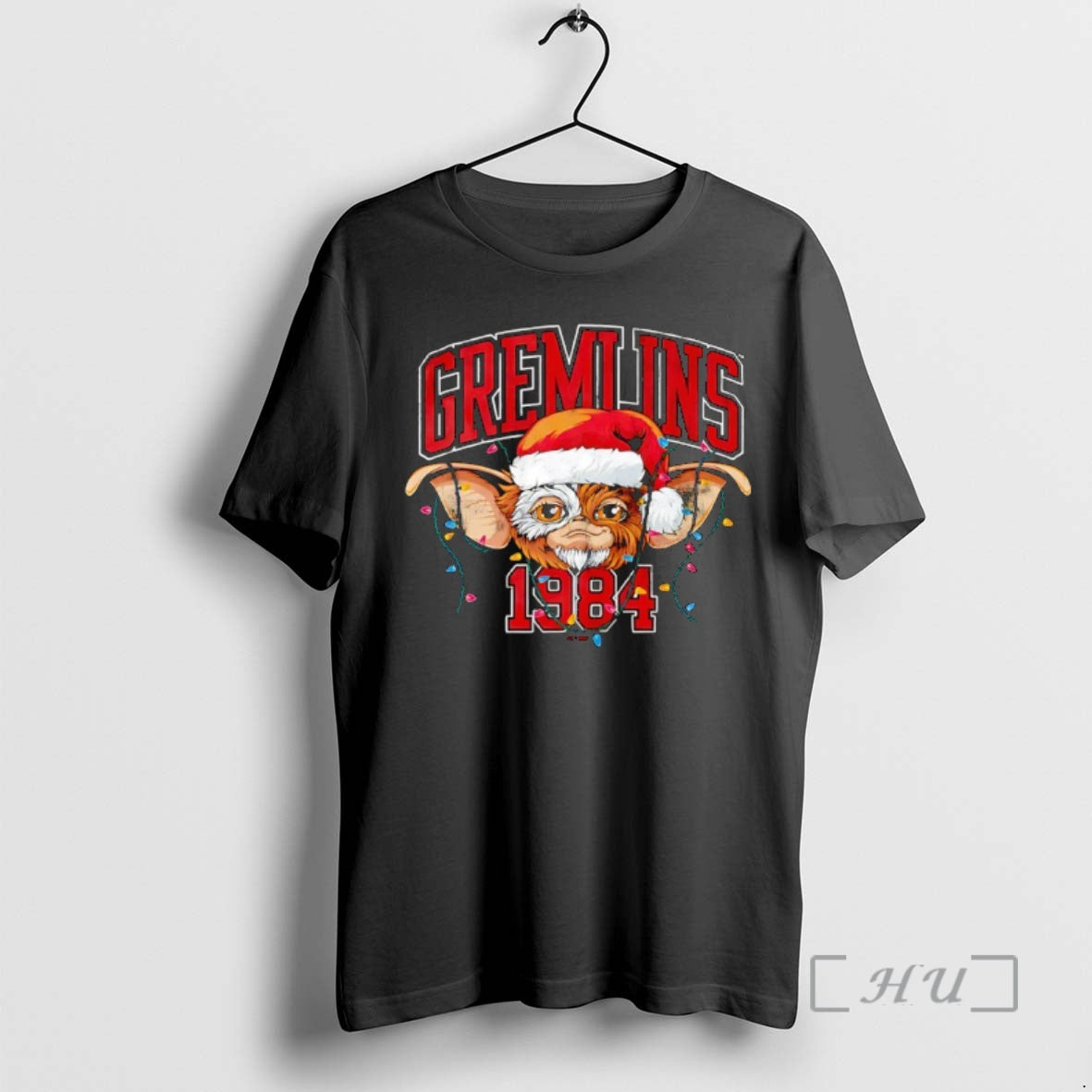 Officials Gizmo Gremlins Christmas Lights 1984 T-Shirts, Hoodie, Sweatshirt | InkNestWear.com