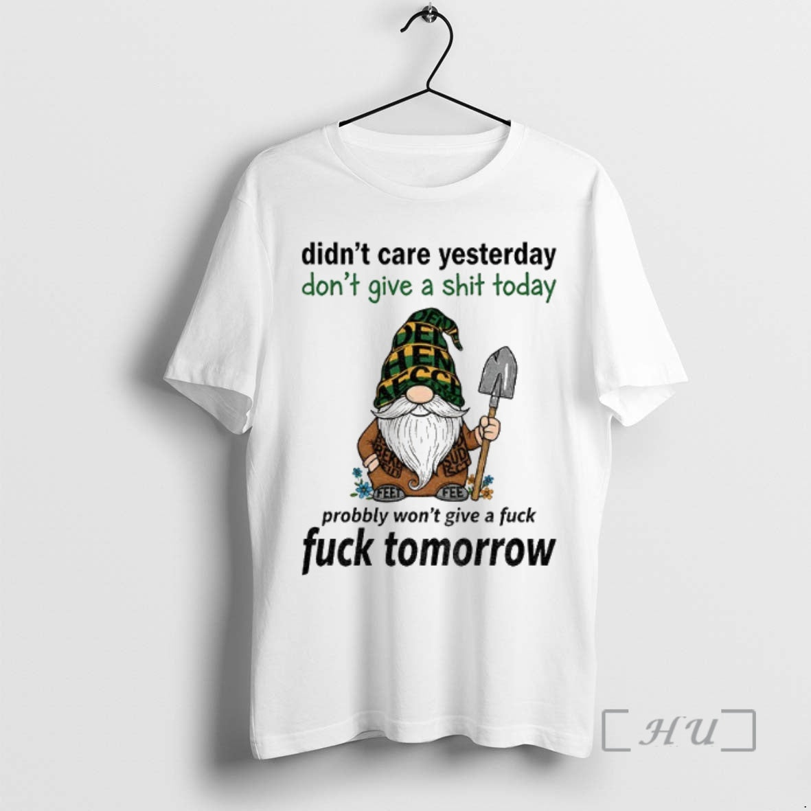 Officials Gnome Didnt Care Yesterday Dont Give A Shit Today Probably Wont Give A Fuck T-Shirts, Hoodie, Sweatshirt