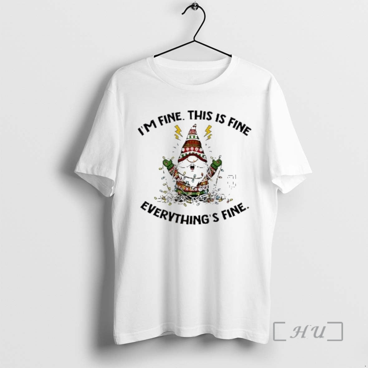 Officials Gnome Tree Im Fine This Is Fine Everythings Fine Merry Christmas 2025 Premium T-Shirts, Hoodie, Sweatshirt