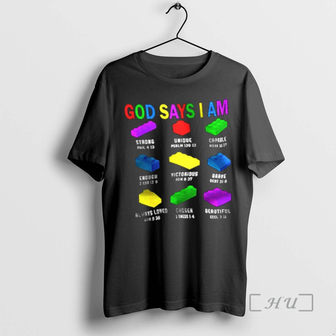 Officials God Says I Am Strong Unique Capable T-Shirts, Hoodie, Sweatshirt | InkNestWear.com