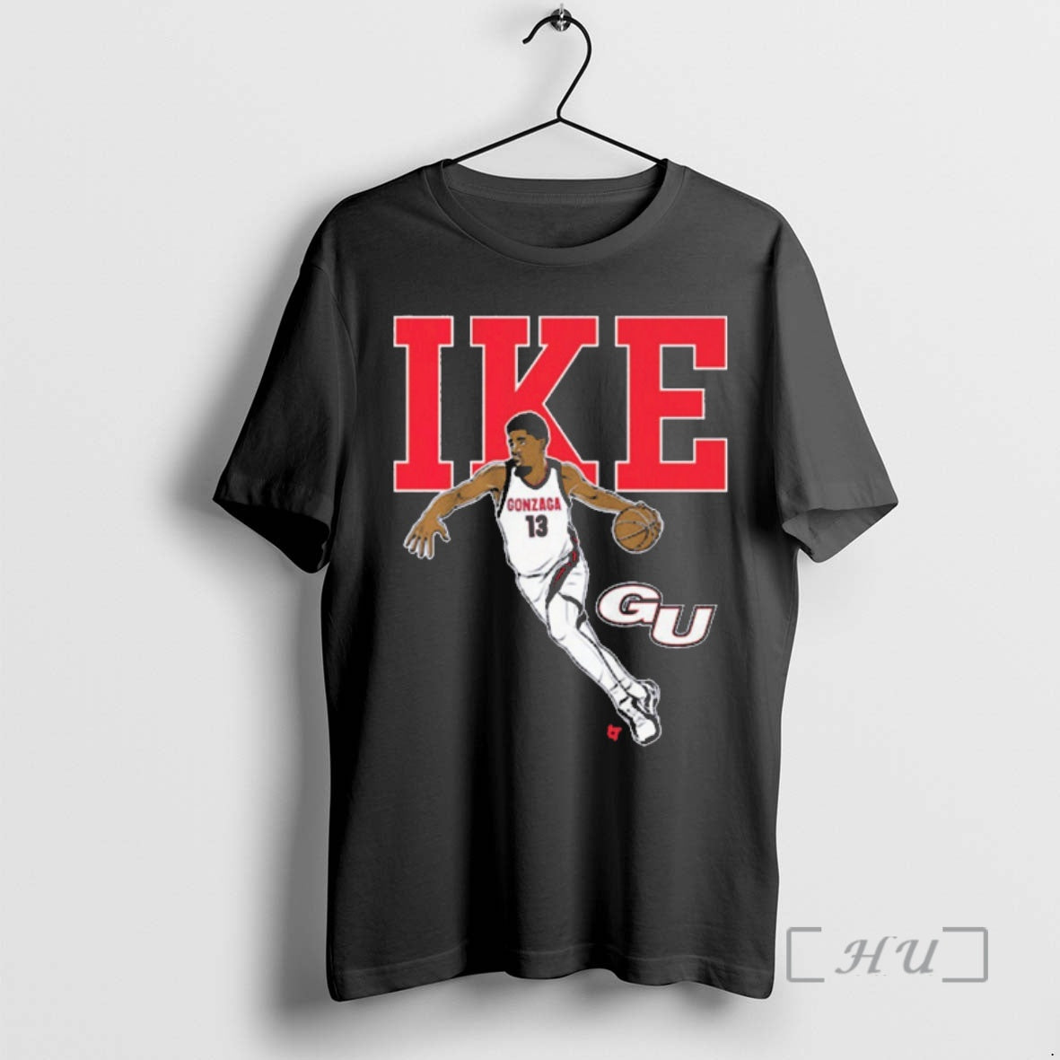 Officials Gonzaga Bulldogs Basketball Graham Ike Name Pose Ncaa T-Shirts, Hoodie, Sweatshirt | InkNestWear.com