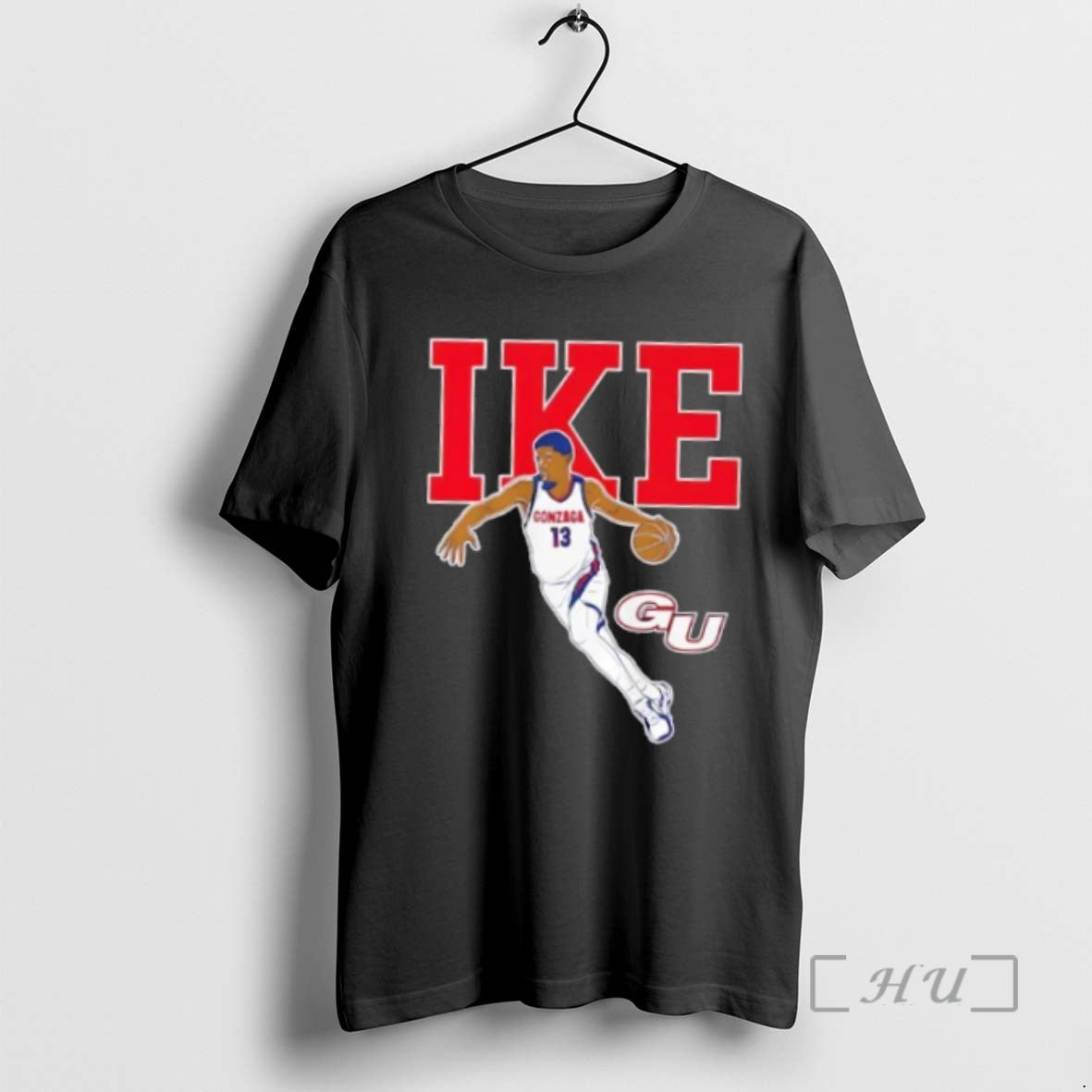 Officials Gonzaga Bulldogs Basketball Graham Ike Name Pose T-Shirts, Hoodie, Sweatshirt | InkNestWear.com