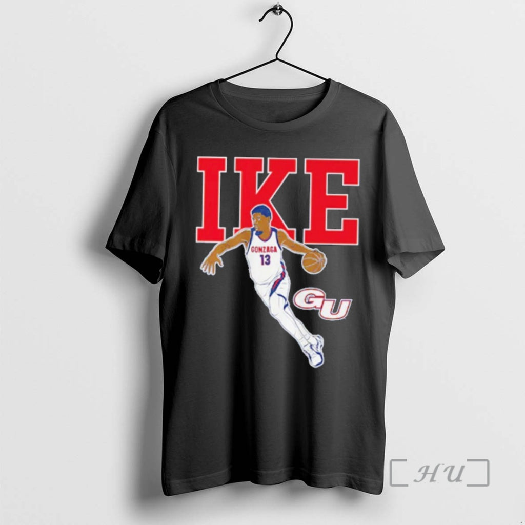 Officials Gonzaga Bulldogs Graham Ike Name Pose T-Shirts, Hoodie, Sweatshirt | InkNestWear.com