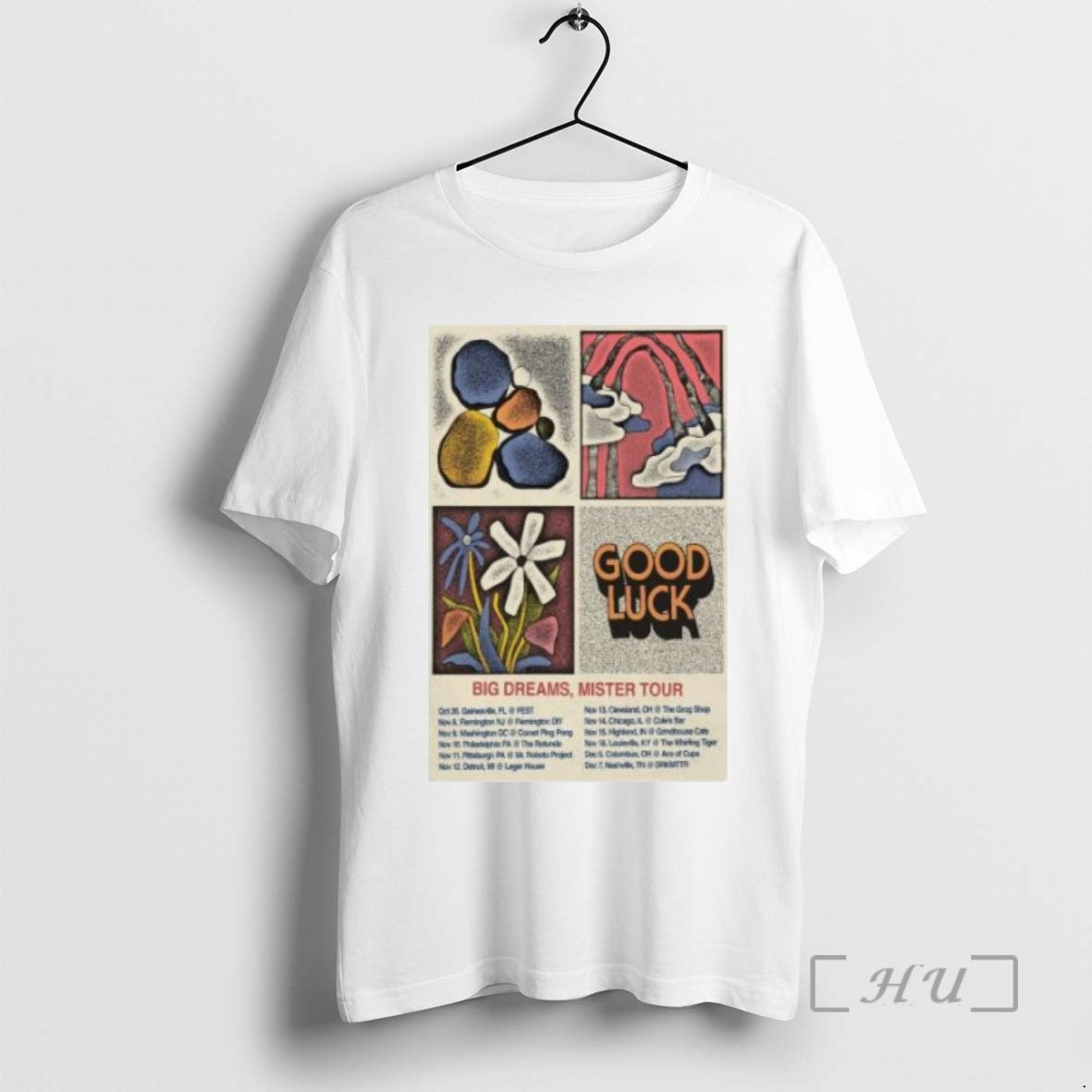 Officials Good Luck Big Dreams Mister Tour Nov 16 2025 Columbus Oh Circle White Premium T-Shirts, Hoodie, Sweatshirt