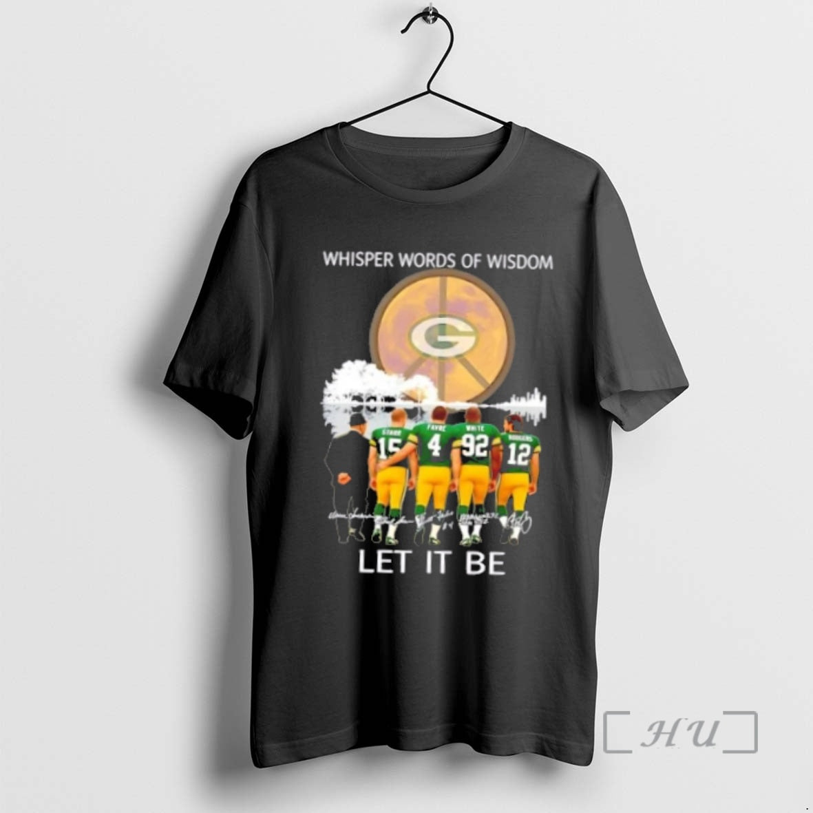Officials Green Bay Packers Starr And Legends Whisper Words Of Wisdom Let It Be Signatures T-Shirts, Hoodie, Sweatshirt
