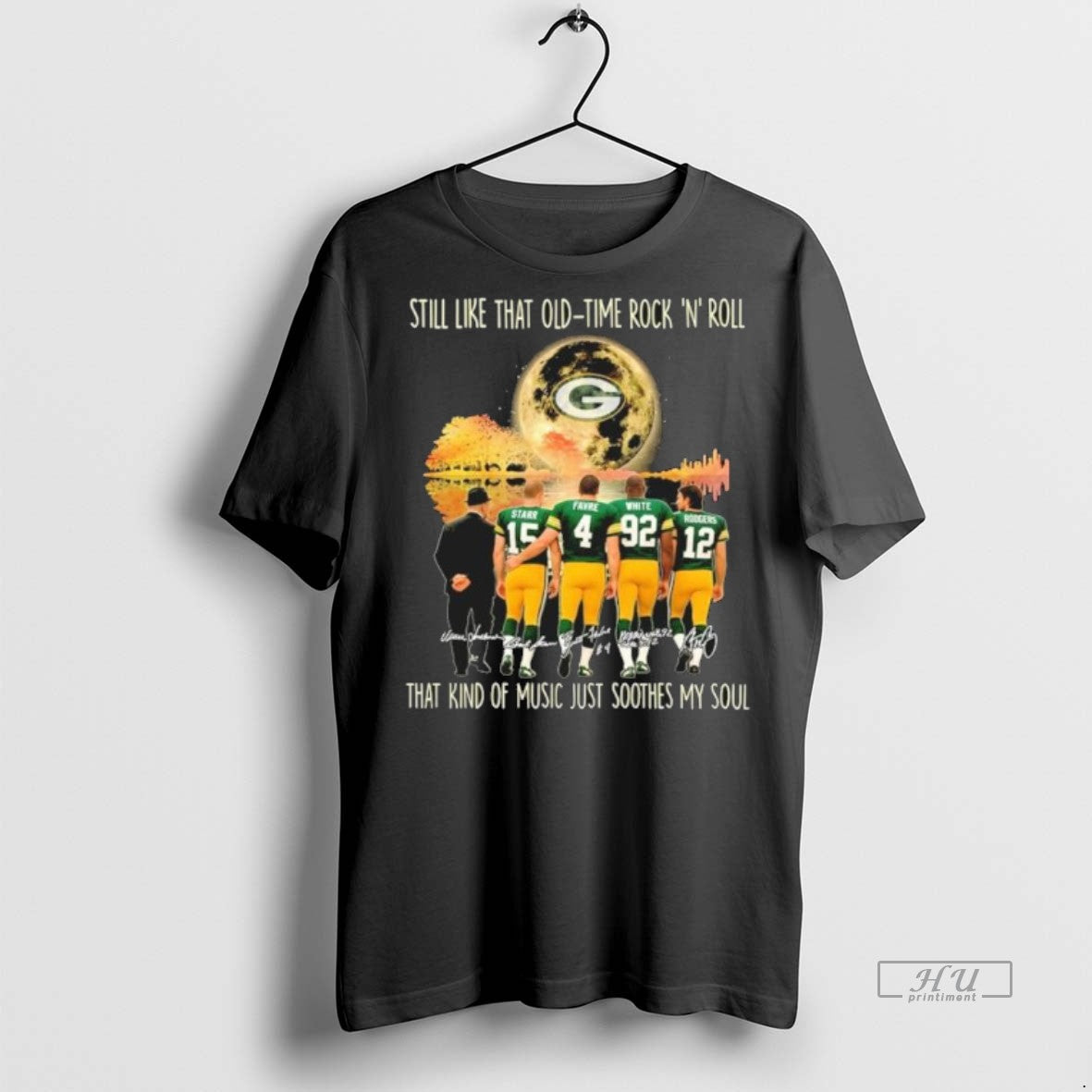 Officials Green Bay Packers Still Like That Old Time Rock N Roll That Kind Of T-Shirts, Hoodie, Sweatshirt | InkNestWear.com