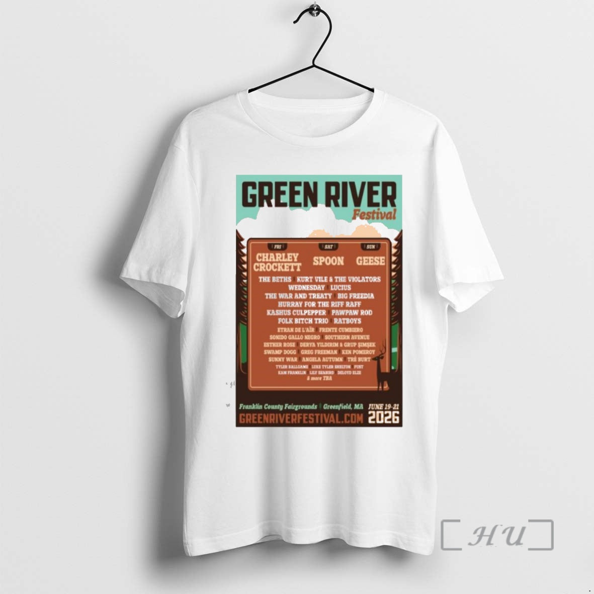 Officials Green River Festival June 19 21 2026 Greenfield Ma T-Shirts, Hoodie, Sweatshirt | InkNestWear.com