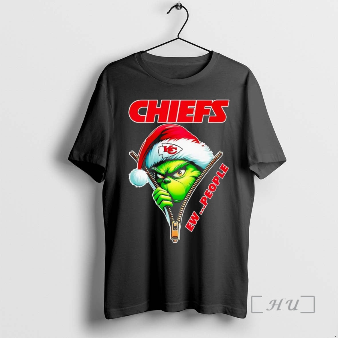 Officials Grinch Chiefs Ew People Zipper Christmas T-Shirts, Hoodie, Sweatshirt | InkNestWear.com