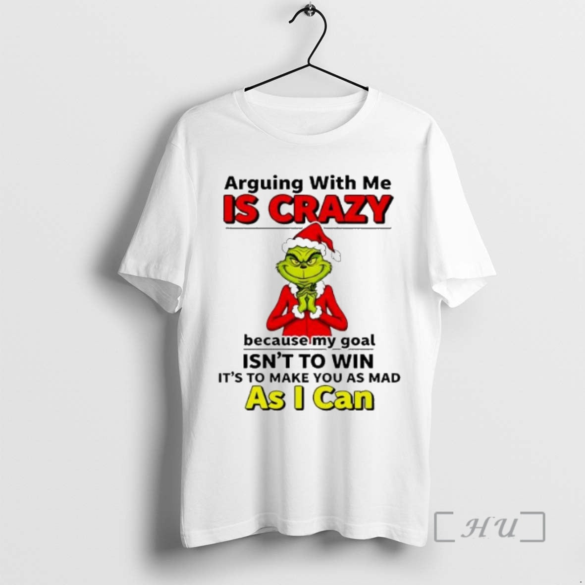 Officials Grinch Christmas Arguing With Me Is Crazy T-Shirts, Hoodie, Sweatshirt | InkNestWear.com
