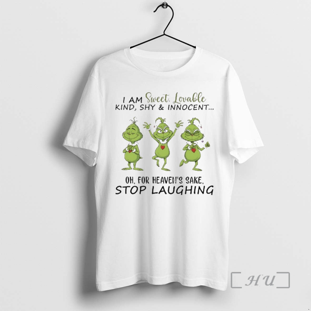 Officials Grinch Christmas Dance I Am Sweet Lovable Kind Shy And Innocent For Heavens Sake T-Shirts, Hoodie, Sweatshirt