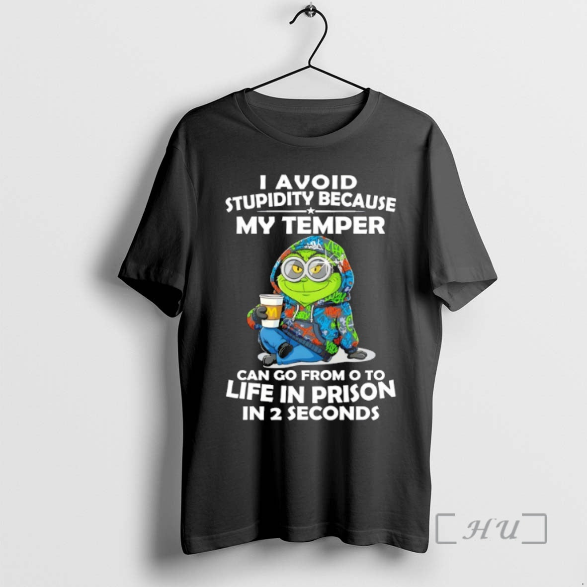 Officials Grinch I Avoid Stupidity Because My Temper Can Go From O To Life In T-Shirts, Hoodie, Sweatshirt | InkNestWear.com