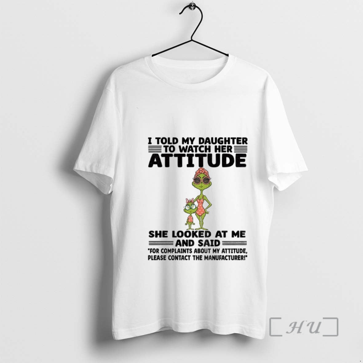 Officials Grinch I Told My Daughter To Watch Her Attitude She Looked At Me And T-Shirts, Hoodie, Sweatshirt | InkNestWear.com