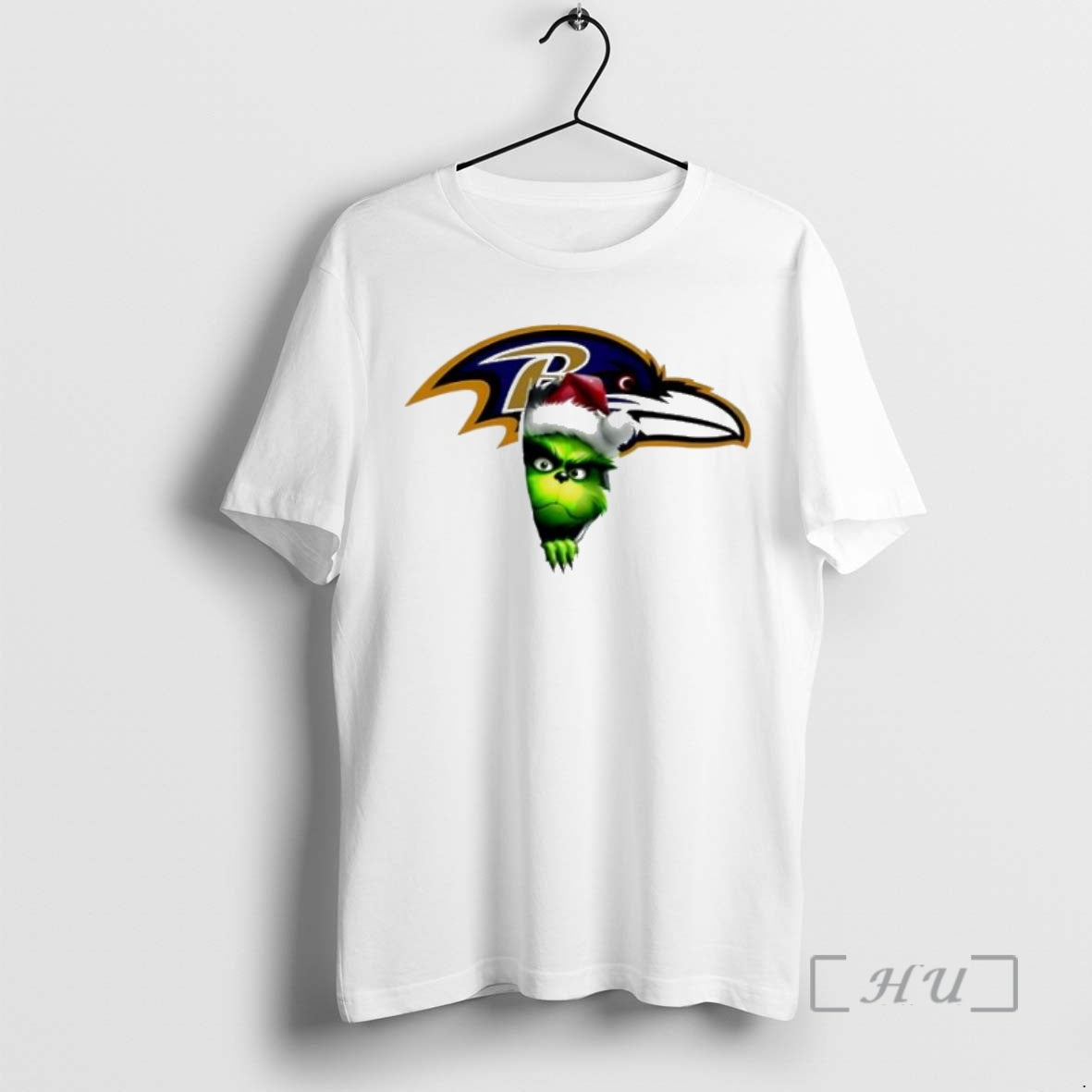 Officials Grinch Peeking Through Baltimore Ravens Christmas Holiday T-Shirts, Hoodie, Sweatshirt | InkNestWear.com