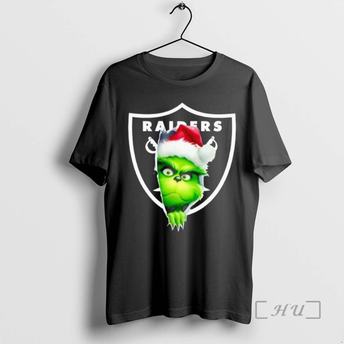 Officials Grinch Peeking Through Raiders Football Christmas Holiday T-Shirts, Hoodie, Sweatshirt | InkNestWear.com