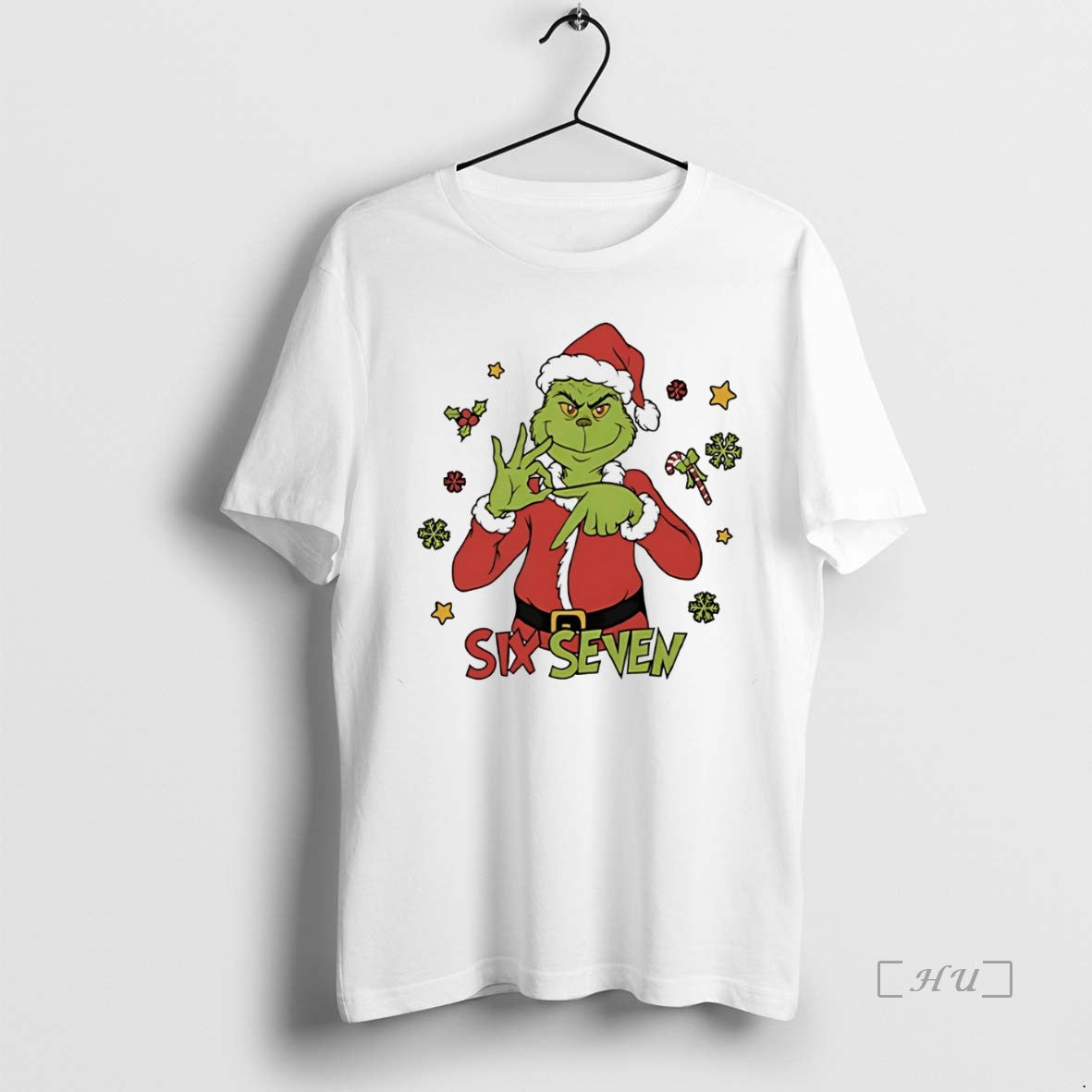 Officials Grinch Six Seven 67 Christmas White T-Shirts, Hoodie, Sweatshirt | InkNestWear.com