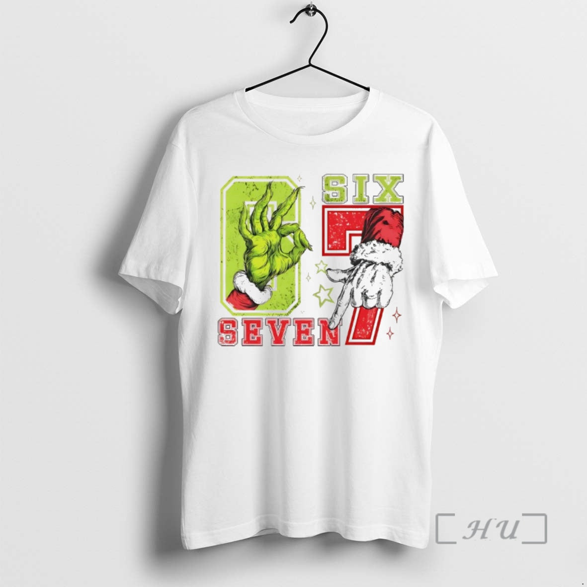 Officials Grinch Six Seven Meme Christmas T-Shirts, Hoodie, Sweatshirt | InkNestWear.com