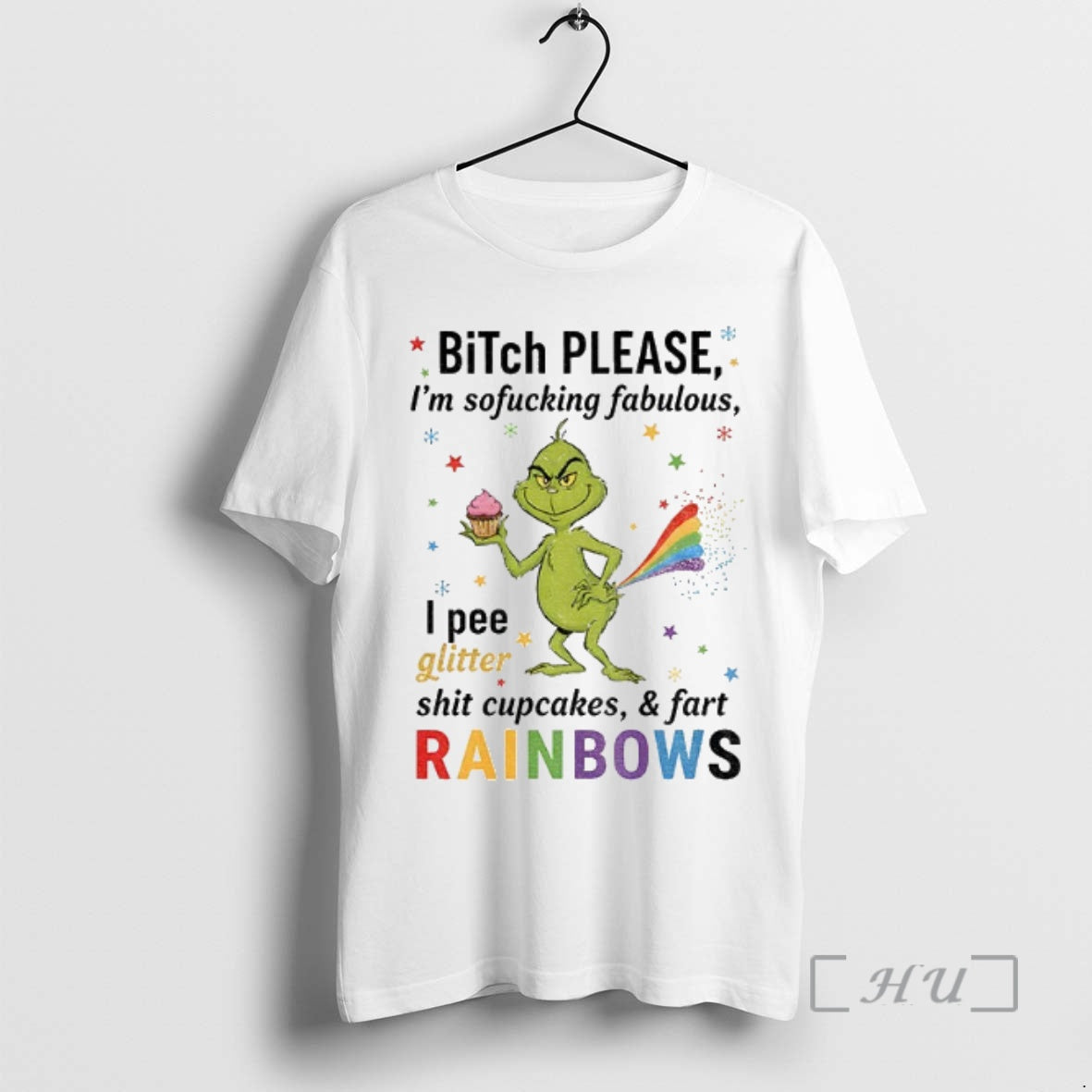 Officials Grinch Xmas Bitch Please Im Sofucking Fabulous I Pee Glitter Shit Cupcakes And Fart T-Shirts, Hoodie, Sweatshirt