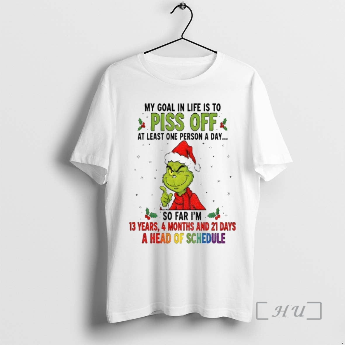 Officials Grinch Xmas My Goal In Life Is To Pis Of At Least One Person T-Shirts, Hoodie, Sweatshirt | InkNestWear.com