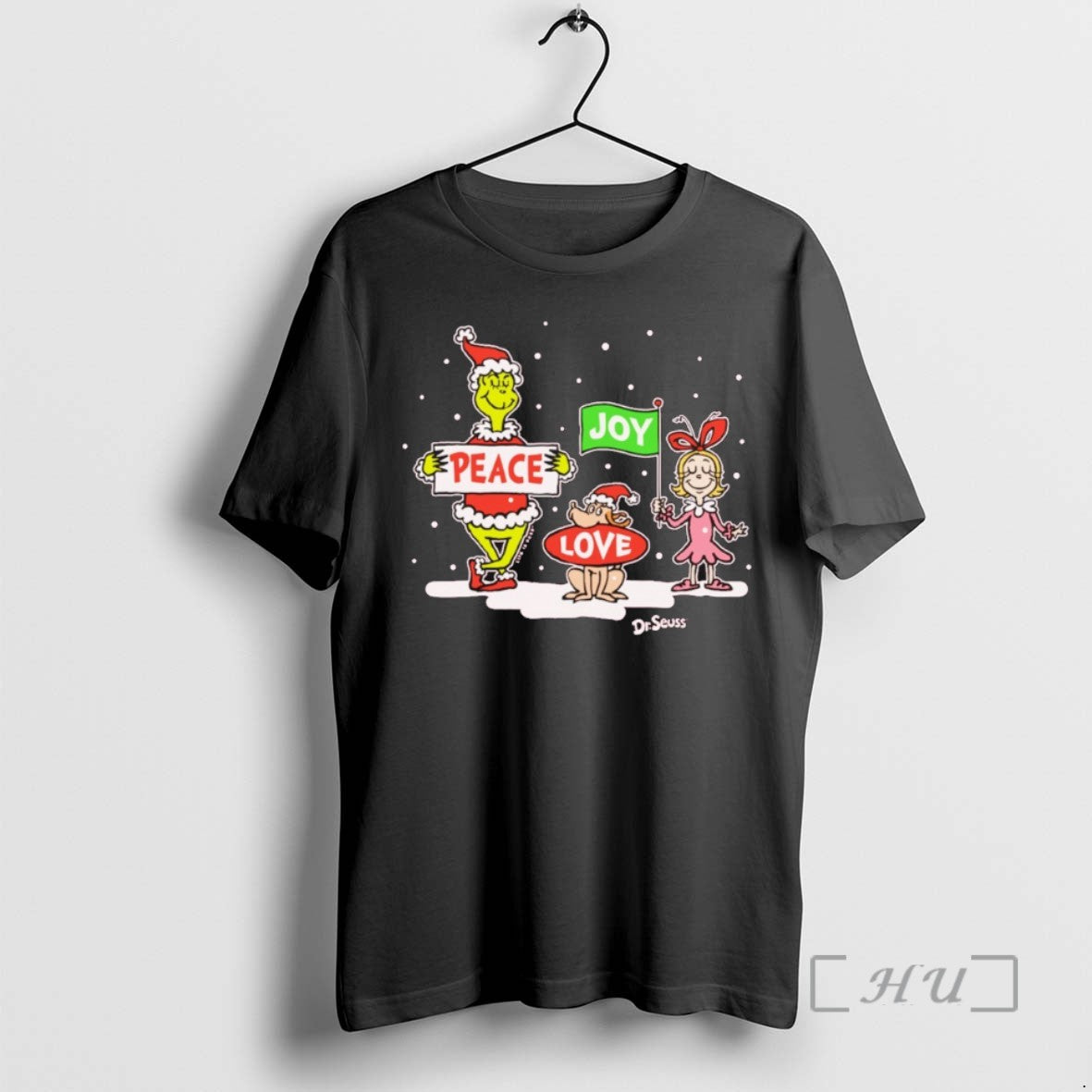 Officials Grinch And Friends Peace Love Joy Christmas T Shirt Sweater