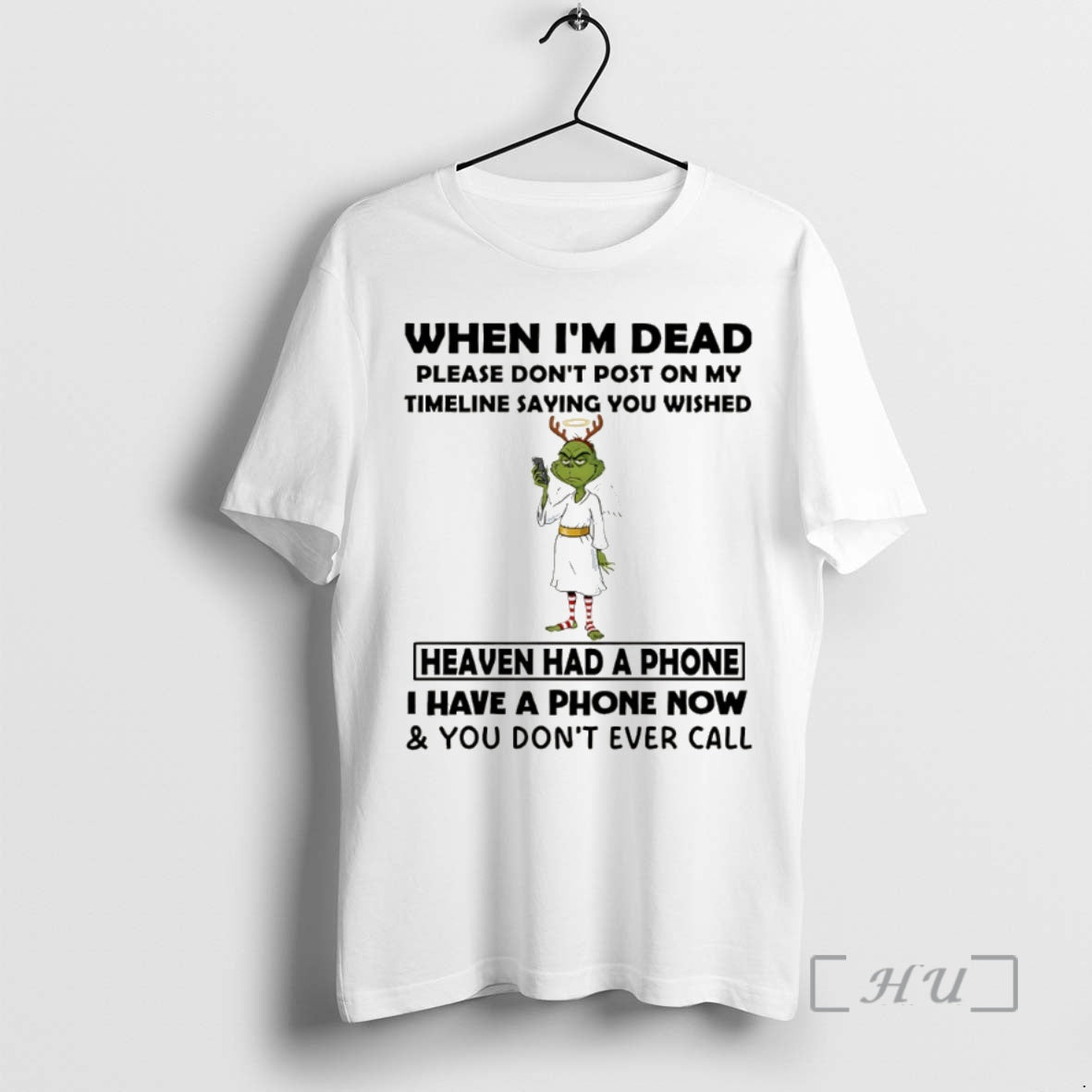 Officials Grinch Angel When Im Dead Please Dont Post On My Timeline Saying You Wish T-Shirts, Hoodie, Sweatshirt