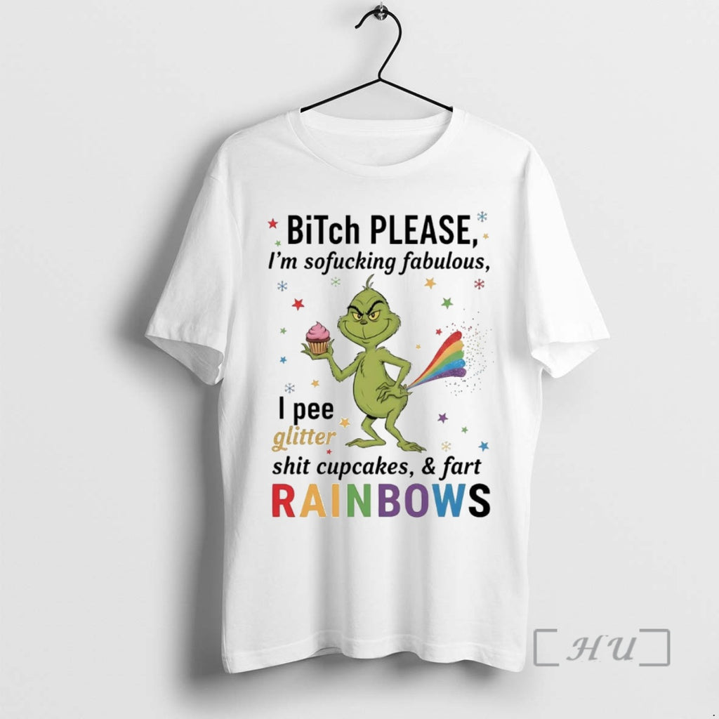 Officials Grinch Bitch Please Im So Fucking Fabulous T-Shirts, Hoodie, Sweatshirt | InkNestWear.com