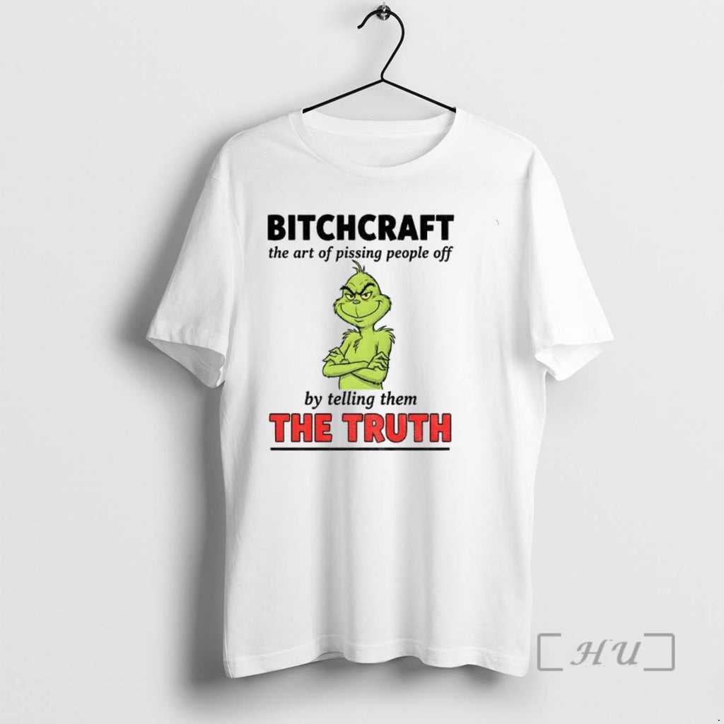 Officials Grinch Bitchcraft The Art Of Pissing People Off By Telling Them The Truth Christmas T-Shirts, Hoodie, Sweatshirt