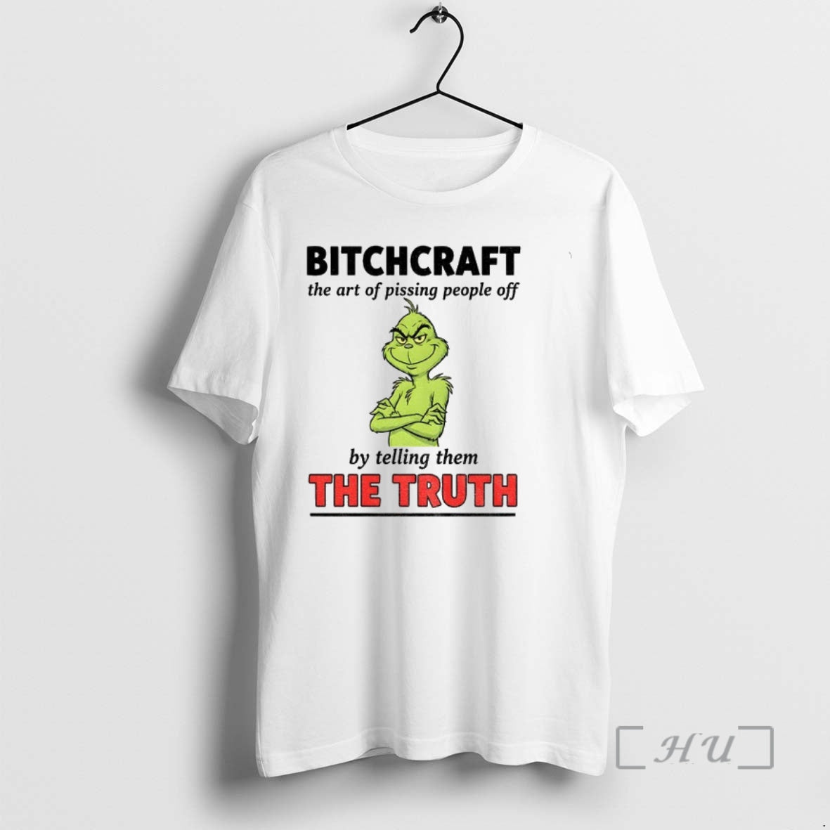 Officials Grinch Bitchcraft The Art Of Pissing People Off By Telling Them The Truth Christmas T-Shirts, Hoodie, Sweatshirt