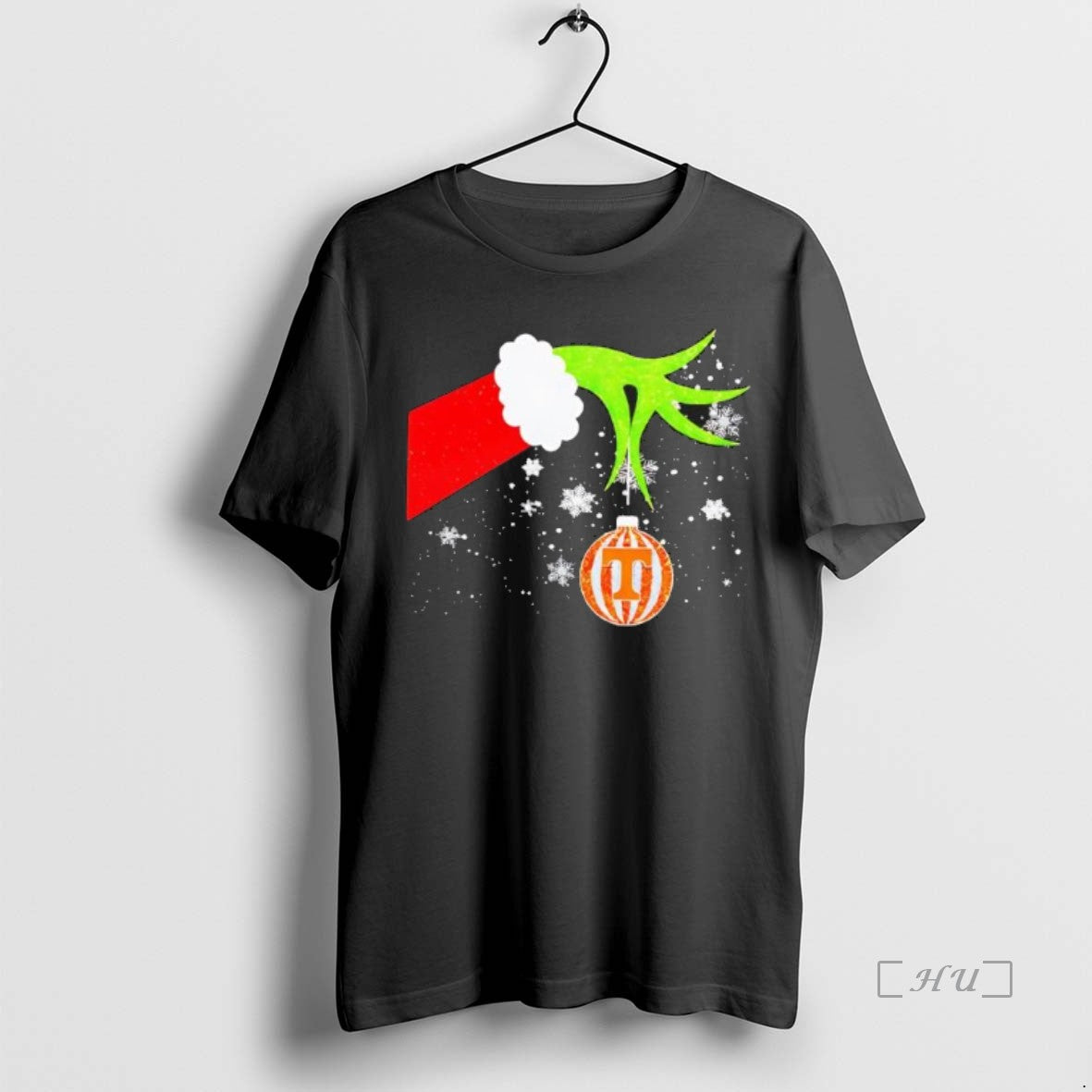 Officials Grinch Hand Holding Tennessee Volunteers Christmas Black T-Shirts, Hoodie, Sweatshirt | InkNestWear.com