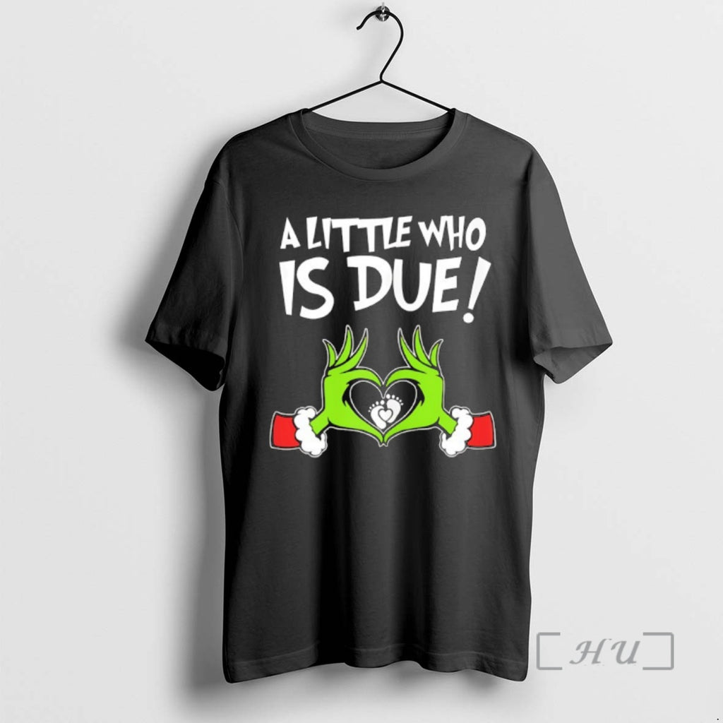 Officials Grinch Hands A Little Who Is Due Christmas T-Shirts, Hoodie, Sweatshirt | InkNestWear.com