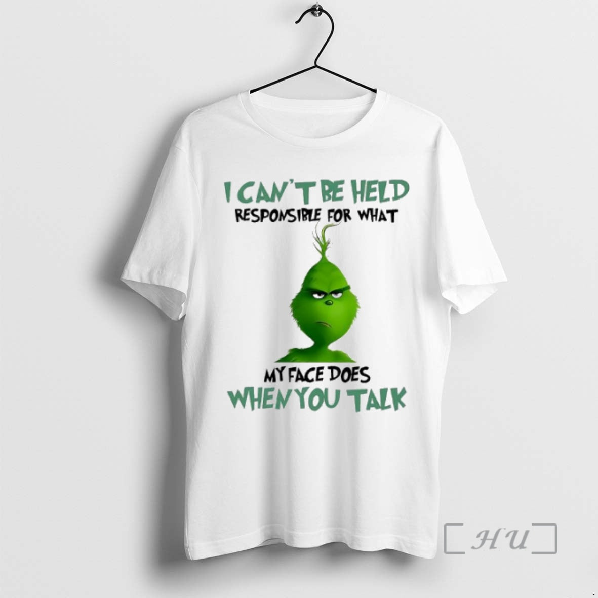 Officials Grinch I Cant Be Held Responsible For What My Face Does When You Talk T-Shirts, Hoodie, Sweatshirt